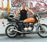 The locals love their motorcycles!